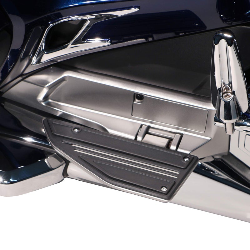 Ciro Goldstrike Twin Rail Passenger Floorboard Inserts for Gold Wing - Image 1